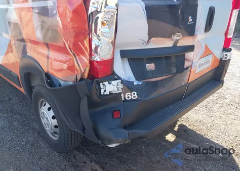 2023 Ram Promaster 2500 High Roof 136 Wb from USA, damaged, VIN 3C6LRVCG1PE509015